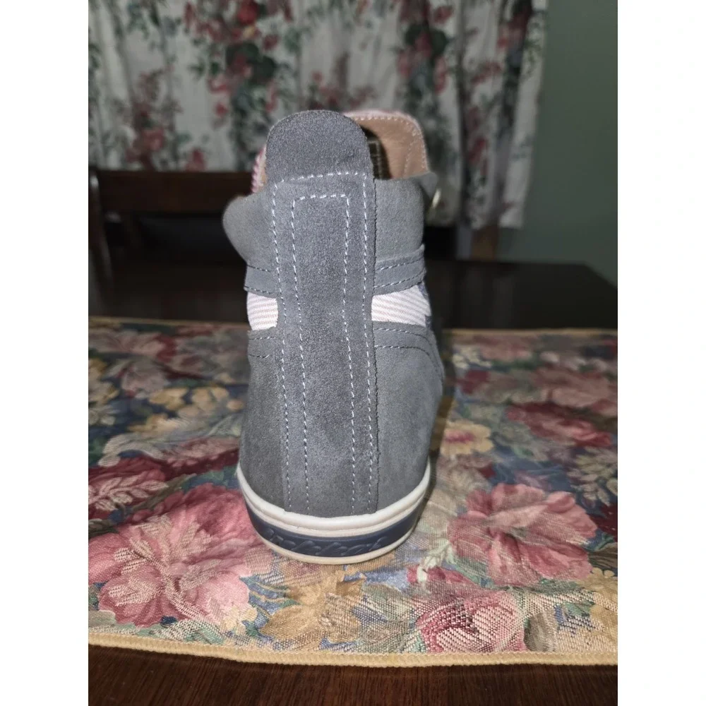 Inkkas Bald Eagle Camping Boot Men's 11 Women's 13 Gray Suede Shoes High Top